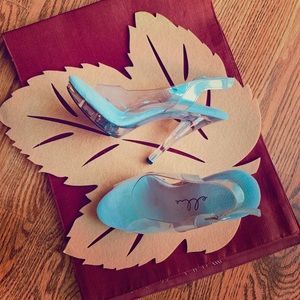 Ellie clear 4 inch heels